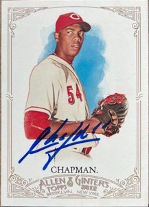 Aroldis Chapman Autographed 2012 Topps Allen & Ginter #70
