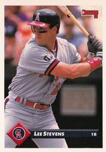 1993 Donruss #65 Lee Stevens VG California Angels 