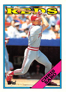 SOLD 8233 1988 Topps Traded #98T Chris Sabo NM-MT RC Rookie Cincinnati Reds 
