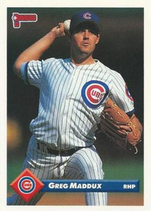 1993 Donruss #608 Greg Maddux VG Chicago Cubs 