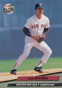 1992 Ultra #22 Luis Rivera VG Boston Red Sox 