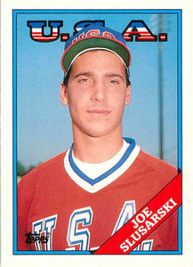 1988 Topps Traded #109T Joe Slusarski OLY NM-MT RC Rookie USA 