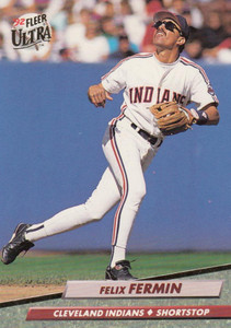 1992 Ultra #49 Felix Fermin VG Cleveland Indians 