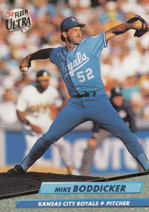 1992 Ultra #67 Mike Boddicker VG Kansas City Royals 