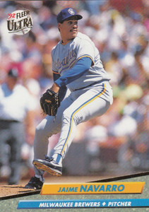1992 Ultra #82 Jaime Navarro VG Milwaukee Brewers 