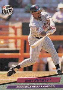 1992 Ultra #97 Kirby Puckett VG Minnesota Twins 