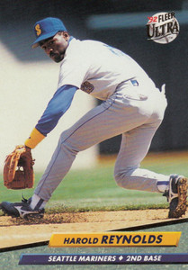 1992 Ultra #129 Harold Reynolds VG Seattle Mariners 