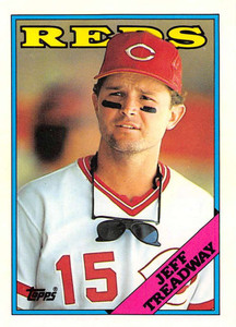 1988 Topps Traded #122T Jeff Treadway NM-MT RC Rookie Cincinnati Reds 