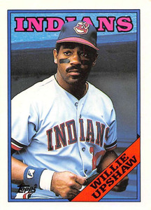 1988 Topps Traded #123T Willie Upshaw NM-MT Cleveland Indians 