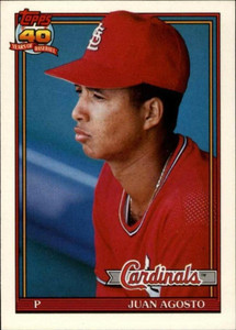 1991 Topps Traded #1T Juan Agosto NM-MT St. Louis Cardinals 
