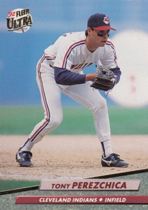 1992 Ultra #355 Tony Perezchica VG Cleveland Indians 