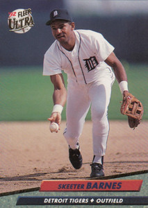 1992 Ultra #358 Skeeter Barnes VG Detroit Tigers 