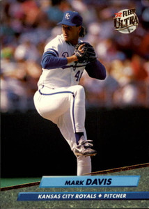 1992 Ultra #369 Mark Davis VG Kansas City Royals 
