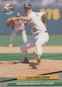 1992 Ultra #426 Gene Nelson VG Oakland Athletics 