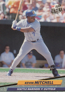 1992 Ultra #434 Kevin Mitchell VG Seattle Mariners 