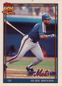 1991 Topps Traded #14T Hubie Brooks NM-MT New York Mets 