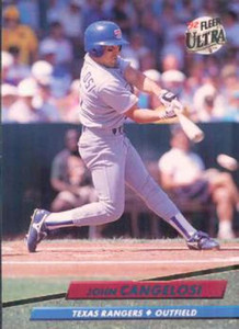 1992 Ultra #439 John Cangelosi VG Texas Rangers 