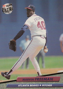 1992 Ultra #458 Marvin Freeman VG Atlanta Braves 