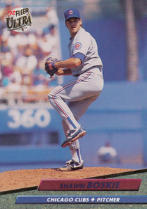 1992 Ultra #466 Shawn Boskie VG Chicago Cubs 