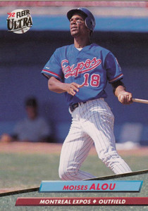 1992 Ultra #511 Moises Alou VG Expos