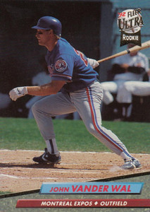 1992 Ultra #523 John Vander Wal VG Montreal Expos 