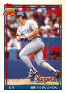 1991 Topps Traded #33T Brian Downing NM-MT Texas Rangers 