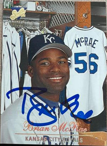 Brian McRae Autographed 1994 Studio #188