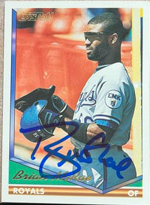 Brian McRae Autographed 1994 Topps Gold #425