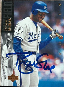 Brian McRae Autographed 1994 Upper Deck #253
