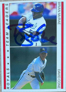 Brian McRae Autographed 1994 Red Foley #NNO