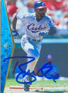 Brian McRae Autographed 1995 SP #40
