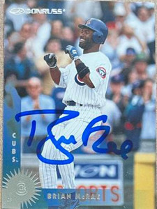 Brian McRae Autographed 1997 Donruss #328