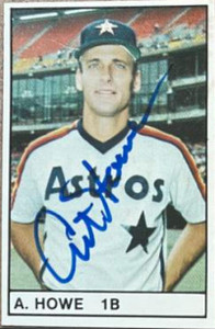 Art Howe Autographed 1982 All-Star Game Program Inserts #NNO