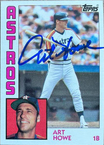 Art Howe Autographed 1984 Topps #679 Houston Astros Card