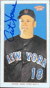 Art Howe Autographed 2003 Topps 206 Polar Bear #396