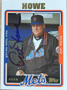 Art Howe Autographed 2005 Topps #285