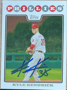 Kyle Kendrick Autographed 2008 Topps #28
