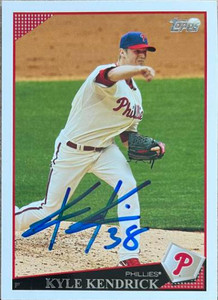Kyle Kendrick Autographed 2009 Topps #103