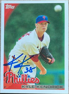 Kyle Kendrick Autographed 2010 Topps #474