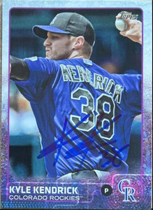 Kyle Kendrick Autographed 2015 Topps Update #US315