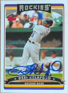 Desi Relaford Autographed 2006 Topps #63