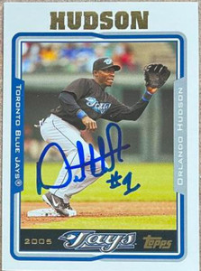 Orlando Hudson Autographed 2005 Topps #254