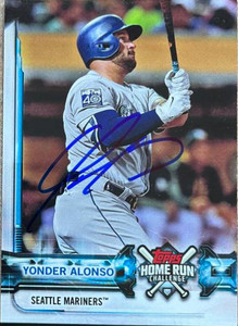 Yonder Alonso Autographed 2018 Topps Home Run Challenge #HRC-YA 