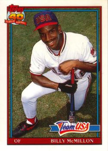 1991 Topps Traded #78T Billy McMillon USA NM-MT RC Rookie USA 