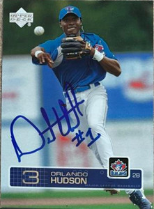 Orlando Hudson Autographed 2003 Upper Deck #288