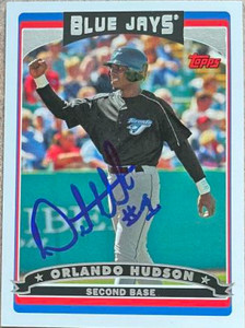 Orlando Hudson Autographed 2006 Topps #209