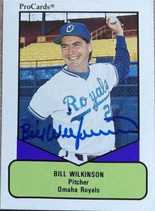 Bill Wilkinson Autographed 1990 ProCards AAA #602