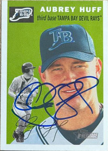 Aubrey Huff Autographed 2003 Topps Heritage #282 ID: 139934