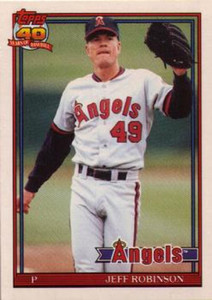 1991 Topps Traded #99T Jeff Robinson NM-MT California Angels 