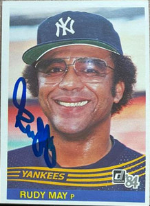 Rudy May Autographed 1984 Donruss #626